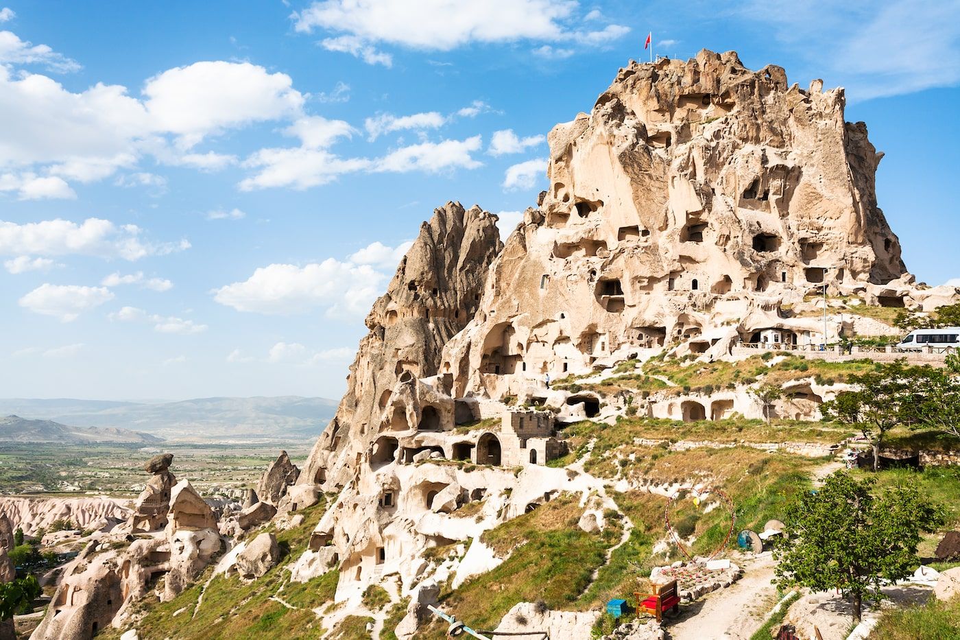 Uçhisar Castle Panorama   Visit Cappadocia