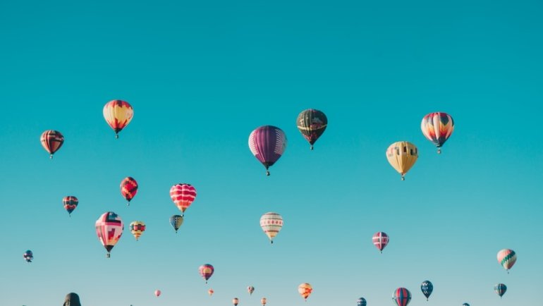 assorted-color hot air balloons during daytime