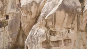 beige rock formation at daytime