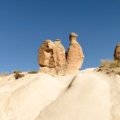 a group of large rocks in a desert